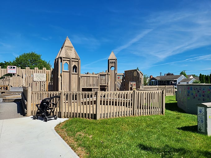 Who needs a time machine? This wooden wonderland transports you straight back to childhood adventures!