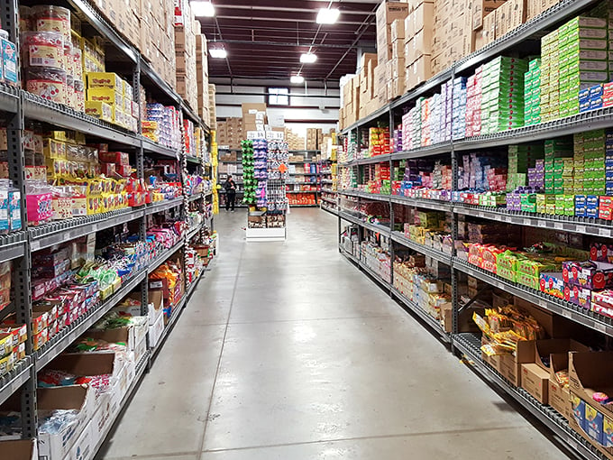 Giant lollipop mascots and endless aisles of treats? It's a candy lover's fever dream come true!