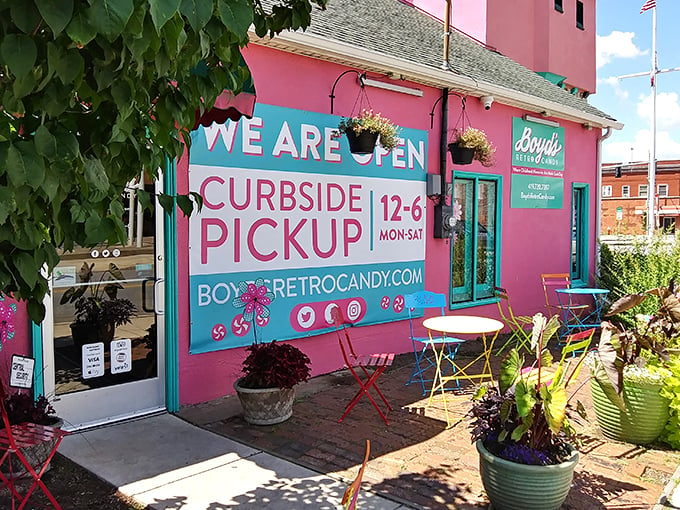 Pink paradise alert! Boyd's is serving up nostalgia with a side of neon-bright fun.