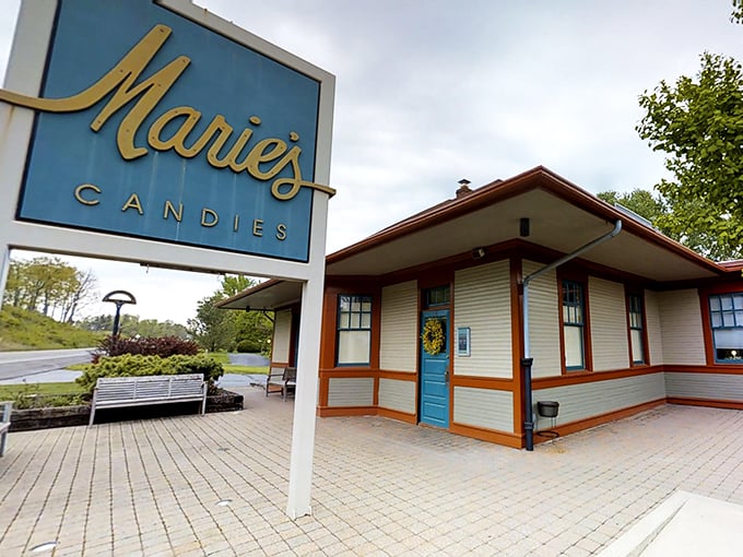 Step into a Norman Rockwell painting and satisfy your sweet tooth at Marie's Candies.