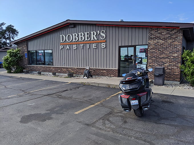 Bikers and foodies unite at Dobber's. These pasties are the ultimate road trip refuel for two-wheeled explorers.