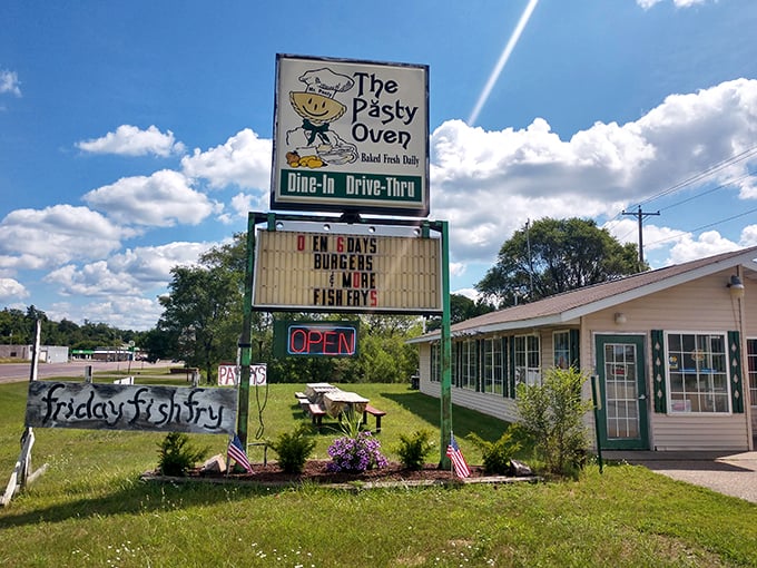 Pasty superheroes assemble! The Pasty Oven's drive-thru means you can satisfy your craving without leaving your car.