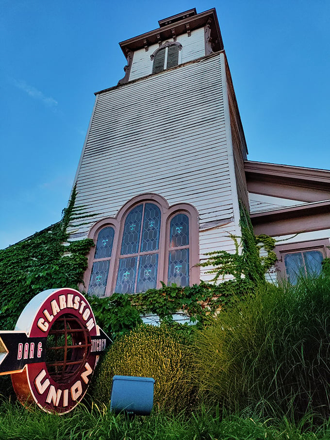 Stained glass and unstained shirts don't mix. Prepare for a religious experience in carb-loading at this heavenly eatery.