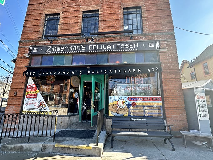 Sandwich skyscrapers ahoy! Zingerman's builds monuments to excess between two slices of bread.