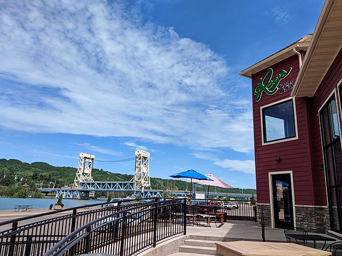 Bridge the gap between hunger and happiness at Roy's. Their pasties are the perfect Portage Canal pit stop.