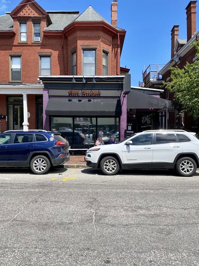 Road trip rule #2: Always investigate intriguing storefronts. Your taste buds will thank you for stopping here.