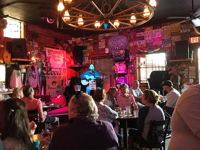 Who needs a jukebox when you've got a real-life cowboy crooner? This joint's serving up tunes fresher than mom's apple pie, with a side of twang.