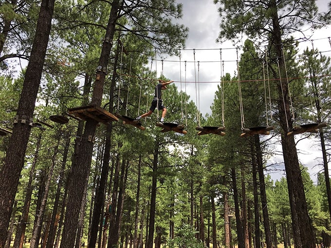 Who said walking the plank was punishment? These daring souls are turning pirate lore into a thrilling balancing act.