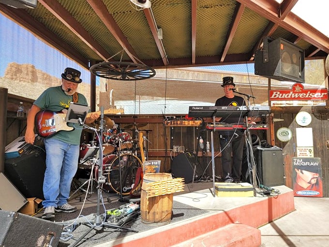 Guitars and Stetsons at the ready! These troubadours are serving up tunes fresher than the saloon's draft beer.