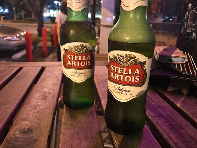 Stella Artois, anyone? These frosty bottles are like a European vacation for your taste buds, no passport required.