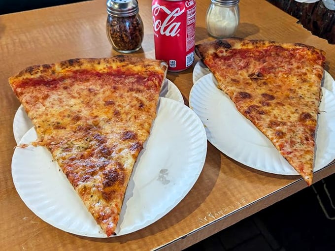 Cheese pizza perfection! So simple, yet so sublime. It's the little black dress of the pizza world – always in style.