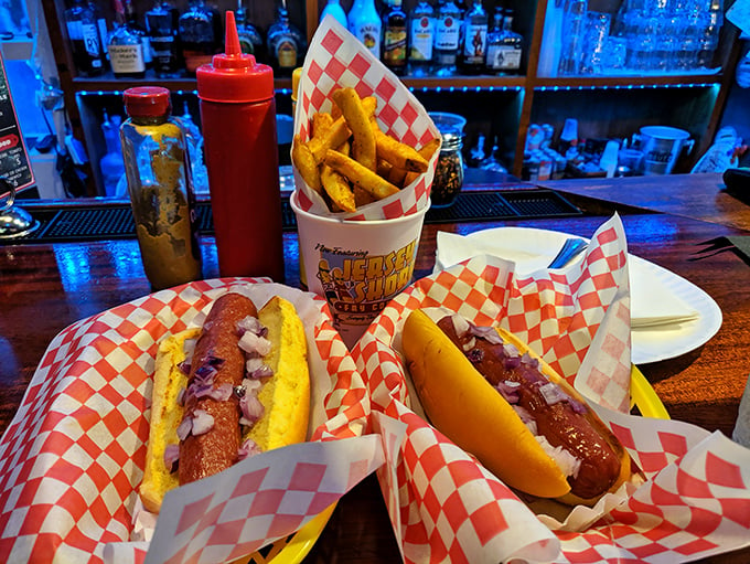 Fuel for the gaming marathon! These classic dogs and fries are the perfect power-up for long nights of joystick jockeying.