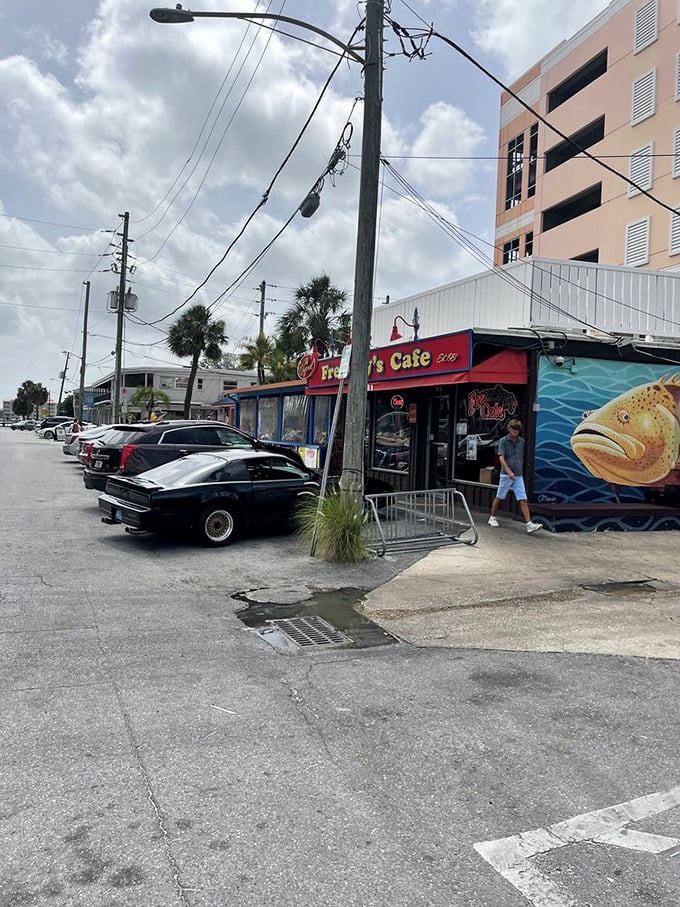 No red carpet needed! Frenchy's may look unassuming from the outside, but inside lies a world of seafood stardom waiting to be discovered.