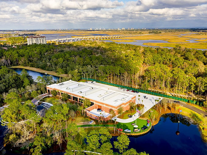 A bird's eye view of automotive paradise. It's not heaven, but you can see it from here!