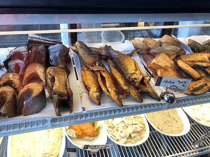 The catch of the day, every day! These smoked fish are like the Avengers of the sea – each with its own superpower of flavor. Captain Whitefish, assemble!