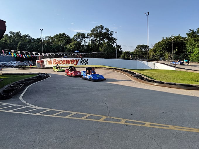 "Buckle up for the ride of your afterlife! This spooky speedway is where Mario Kart meets 'The Munsters'. Just watch out for those hairpin turns – they're killer!"