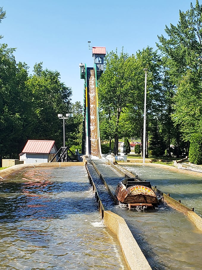 Thunder Falls Log Flume: because nothing says 