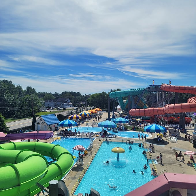 Splashtown: where "I'm too old for this" quickly turns into "One more ride!" faster than you can say "cannonball!"