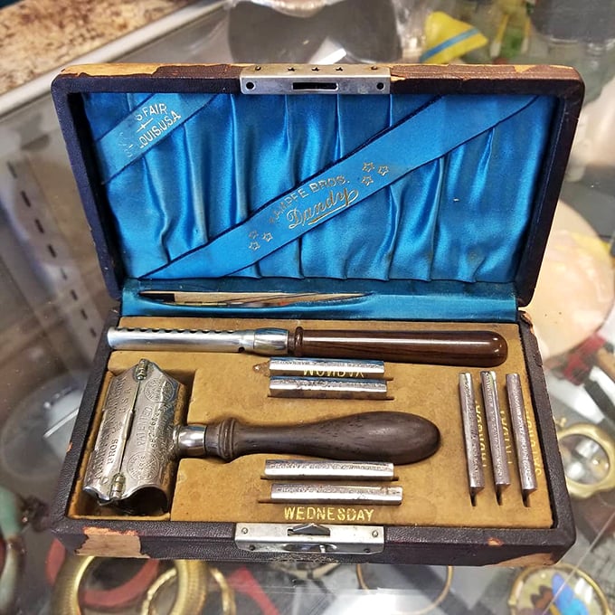 Holy MacGyver! This vintage tool kit could fix anything from a Model T to a flux capacitor. Wednesday's never looked so handy!