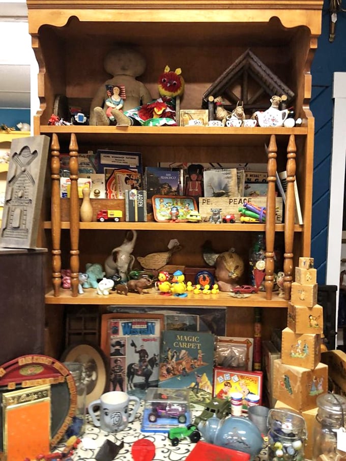 Toy Story comes to life! This shelf is where childhood dreams and adult nostalgia collide in a riot of color and imagination.