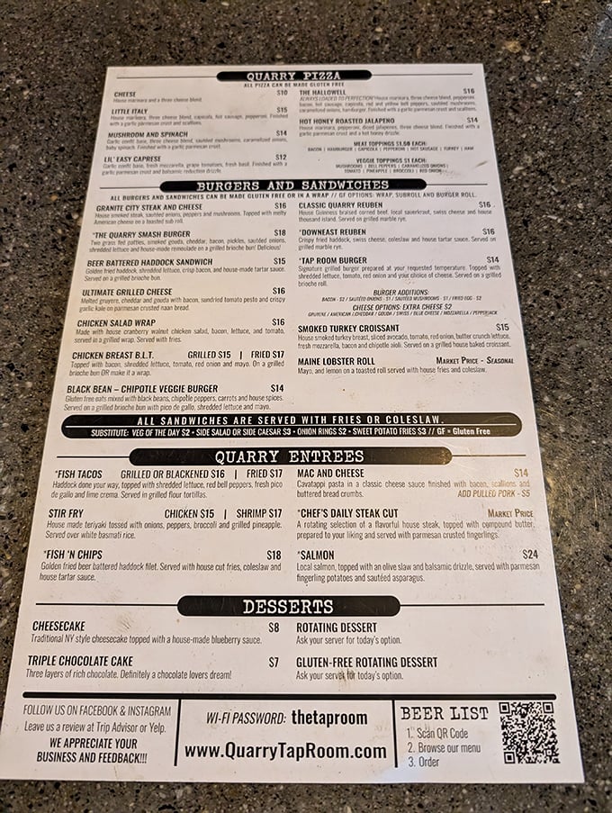 Decisions, decisions! This menu is a choose-your-own-adventure of comfort food classics. Warning: May cause spontaneous stomach growls and uncontrollable salivating.