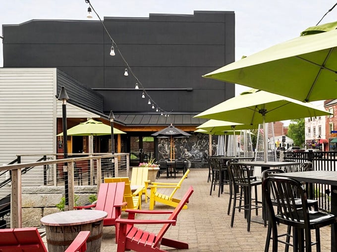 Who needs a penthouse when you've got this patio? Soak up the sun and local flavor on this upper-level oasis of outdoor dining.