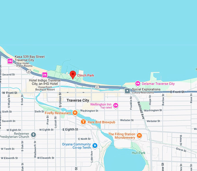 16. clinch park map