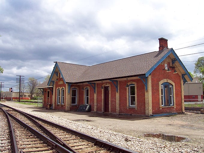 All aboard the nostalgia express! Holly's train station is a time machine disguised as a building. Next stop: yesteryear!