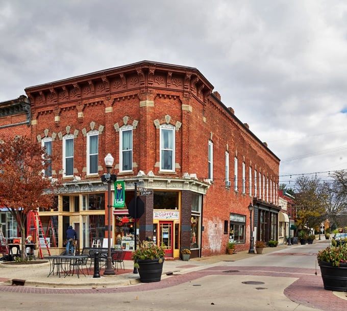 Corner of Quaint and Charming. This brick beauty is serving up small-town vibes with a side of 'why don't we live here?'