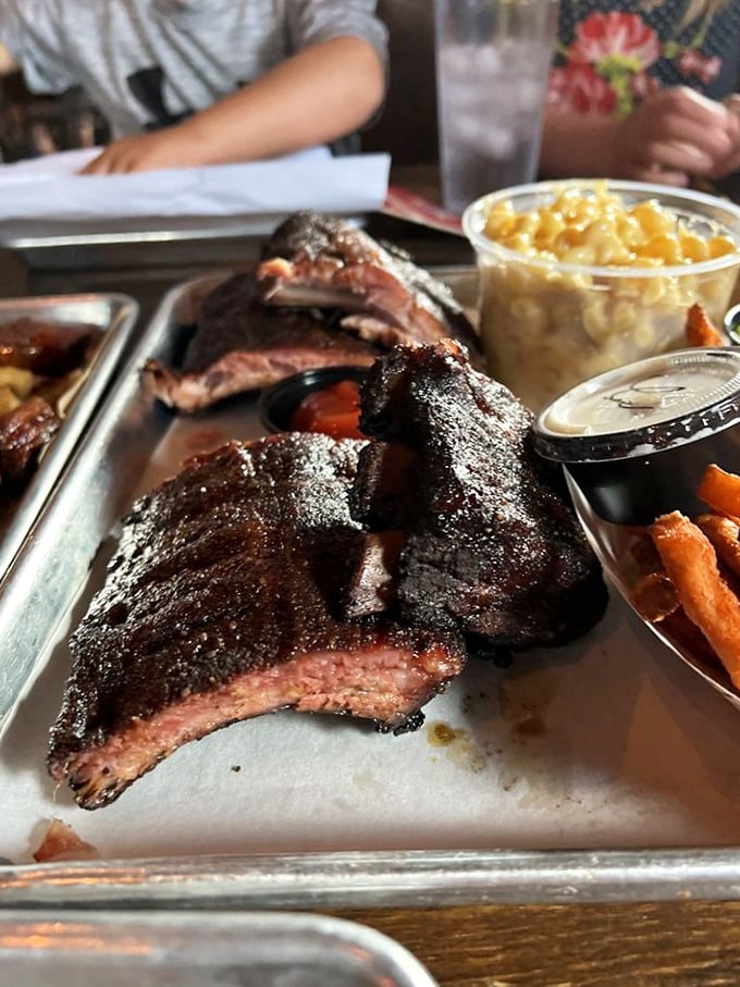 Ribs that'll make you forget your manners! Tender, smoky, and saucy – napkins are merely a suggestion here.