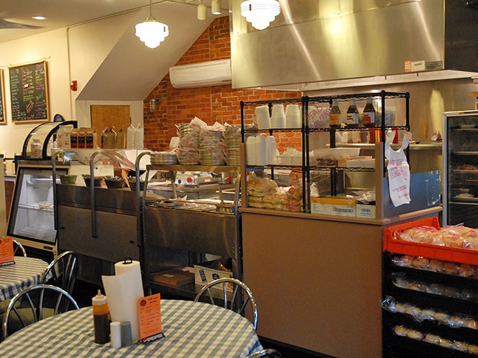 Where the magic happens! This open kitchen isn't just cooking; it's a smoky, sizzling theater of culinary delights.