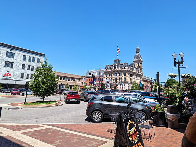 A slice of small-town Americana with a side of BBQ. Wooster's charming square sets the perfect stage for your post-feast stroll.