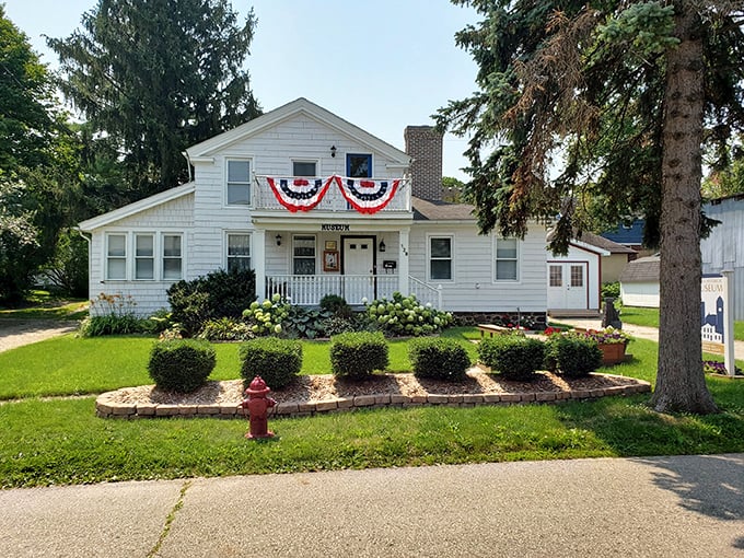 History with a side of Americana. This quaint museum, draped in patriotic bunting, invites you to step back in time and explore Chelsea's rich past.