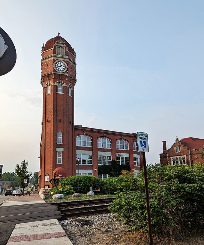 The guardian of time and town. Chelsea's clocktower stands tall, a brick-and-mortar timekeeper watching over the comings and goings of this charming community.