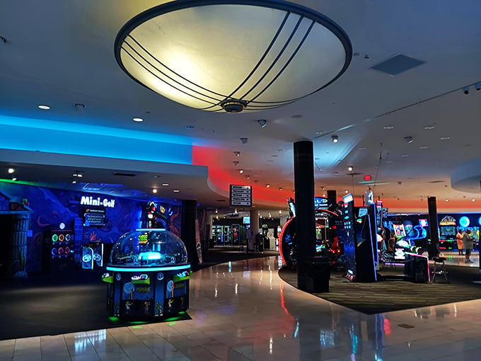 Step inside and prepare for sensory overload. It's like Las Vegas had a baby with an arcade, and that baby grew up to be really, really cool.