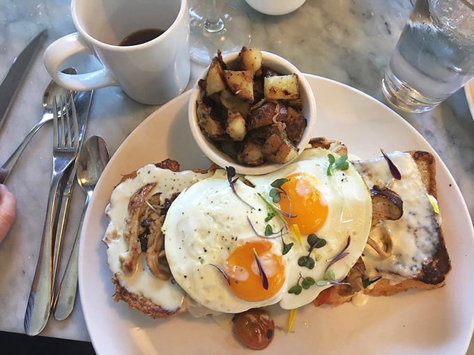 Breakfast of champions? More like breakfast of food gods! This plate is what morning dreams are made of.