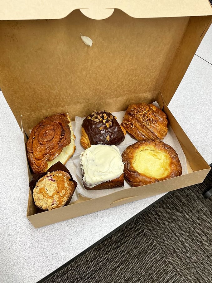 A box of joy: These pastries aren't just desserts, they're edible works of art that'll make your sweet tooth sing.