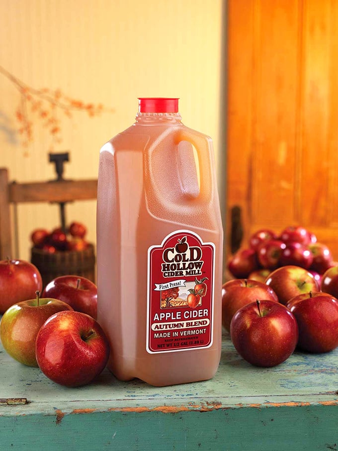 Liquid autumn in a bottle! Cold Hollow's cider captures the essence of fall better than a pumpkin spice latte ever could.