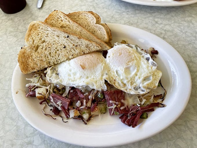 Hash brown heaven! This crispy, savory masterpiece is what potato dreams are made of. Forget counting sheep, count hash browns instead.