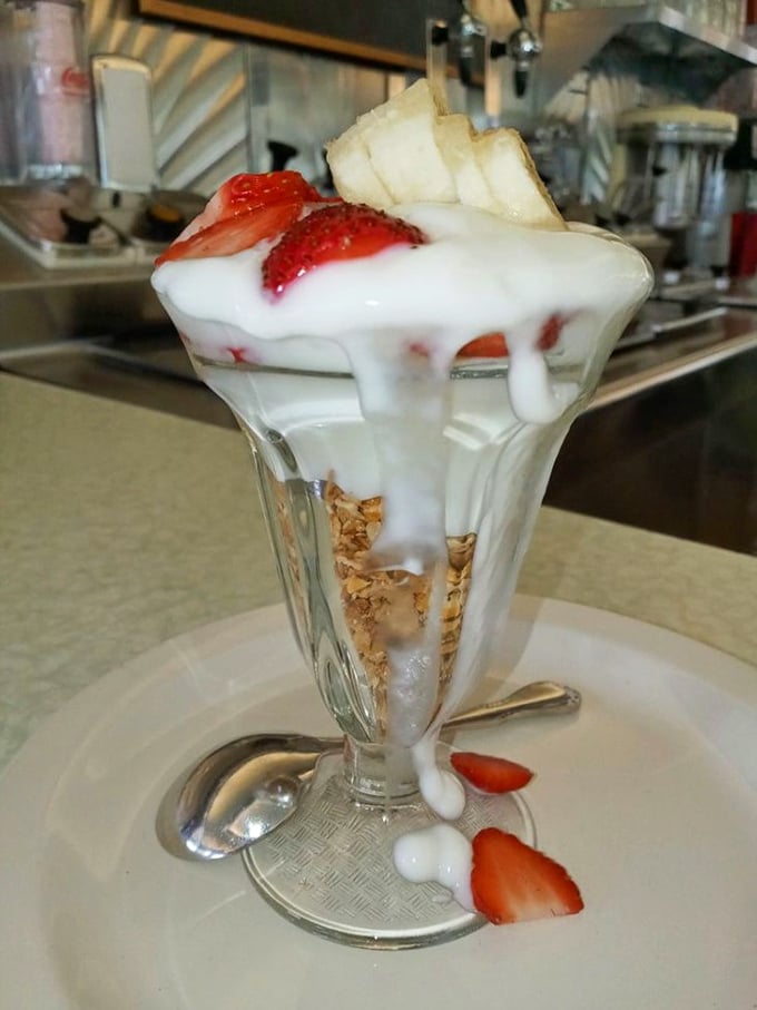 Sweet endings! This parfait is a tower of temptation that's worth every bite. Diets, consider yourselves on pause.