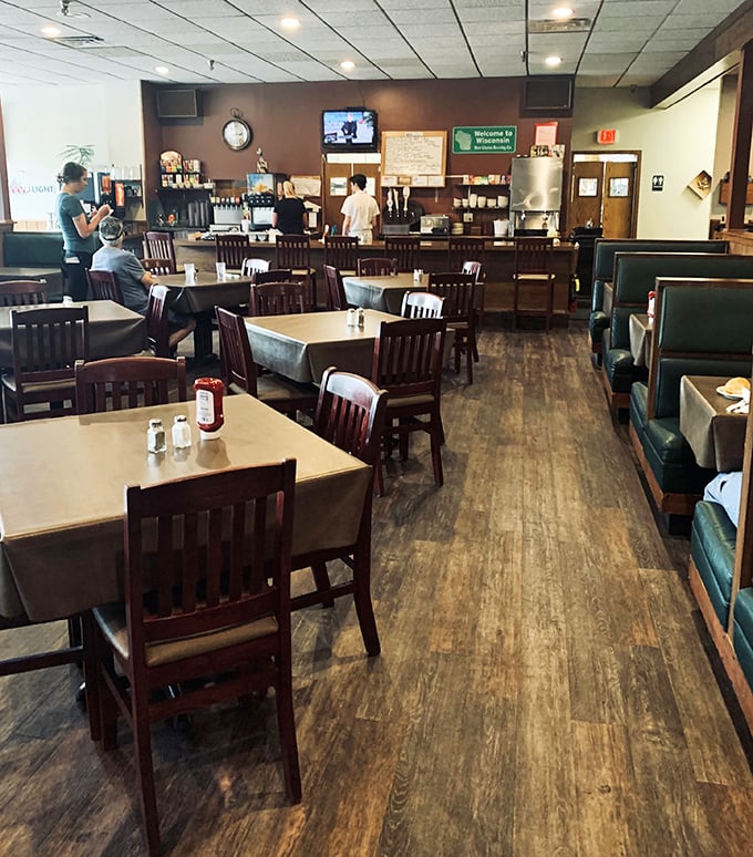 Tables set for comfort and conversation. The only thing missing is you and your appetite for both food and good company.