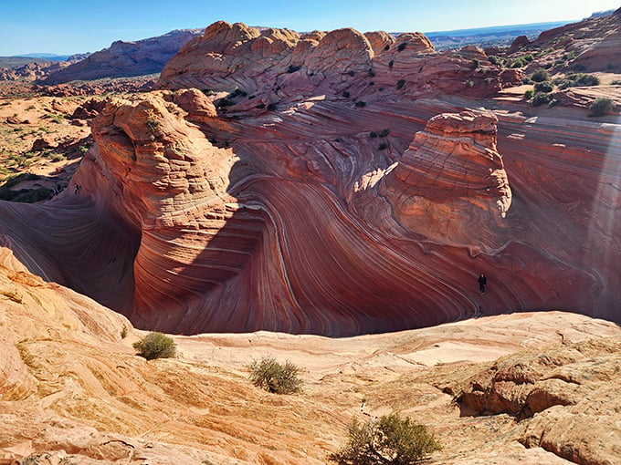 Mother Nature's abstract masterpiece. It's as if Salvador Dalí designed a hiking trail – surreal and utterly mesmerizing.