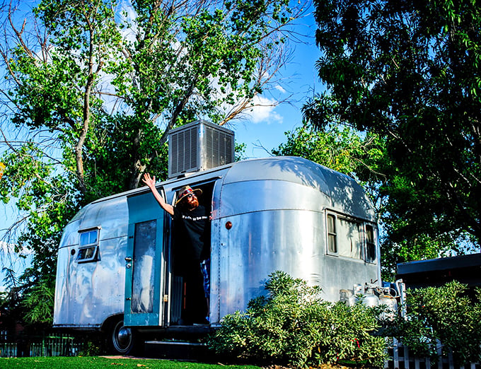 Shady Dell: Where the 1950s never ended. Sleep in a vintage Airstream and wake up expecting to see the Fonz water skiing nearby.