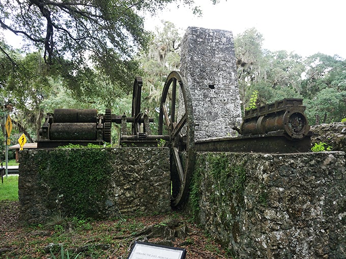 Gears, grinders, and a dash of political history! Senator Yulee's sugar mill ruins are sweeter than a retirement community's bingo night. Just don't try to lick the machinery!