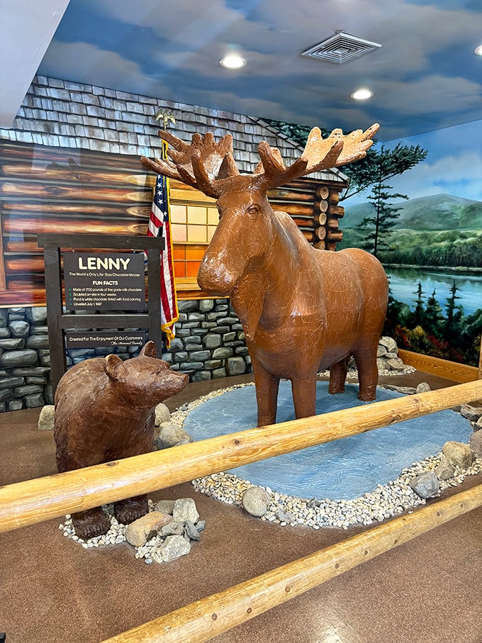 Step into a world where chocolate dreams come true. Just don't try to ride the moose!