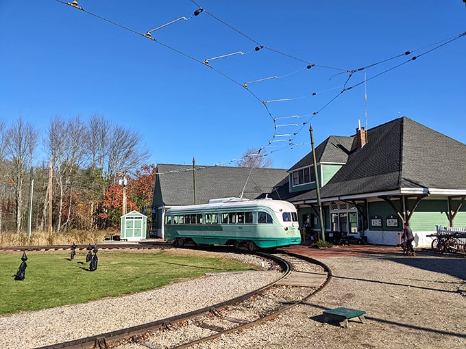 Hop on a piece of history at the Seashore Trolley Museum. No tokens required, just a sense of wonder.