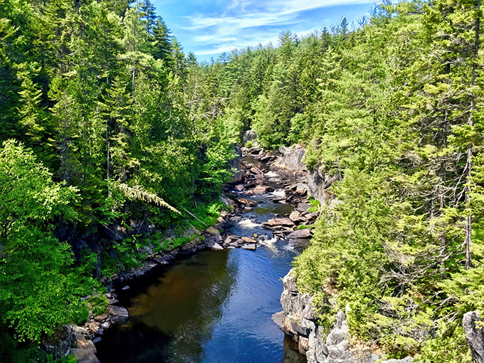 The Grand Canyon of the East lives up to its name. Gulf Hagas' slate walls and rushing waters create a spectacle worthy of a national park.