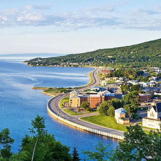 Charlevoix's channel – where boats and dreams sail side by side into the golden horizon. Photo credit: Bonjour Quebec