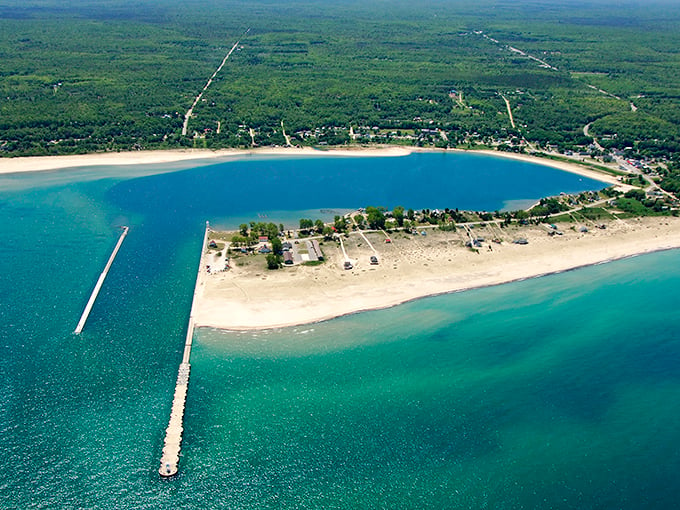 Grand Marais: Where the harbor's so picturesque, you'll swear you've stepped into a postcard. Photo credit: Marinas