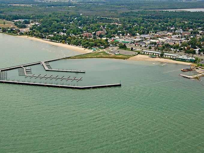 Tawas City's marina – a boater's dream and a landlubber's chance to play captain for a day. Photo credit: Marinas